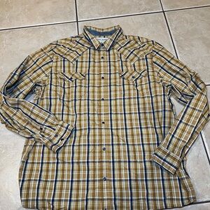 Casual Plaid Button-Down Shirt for Men